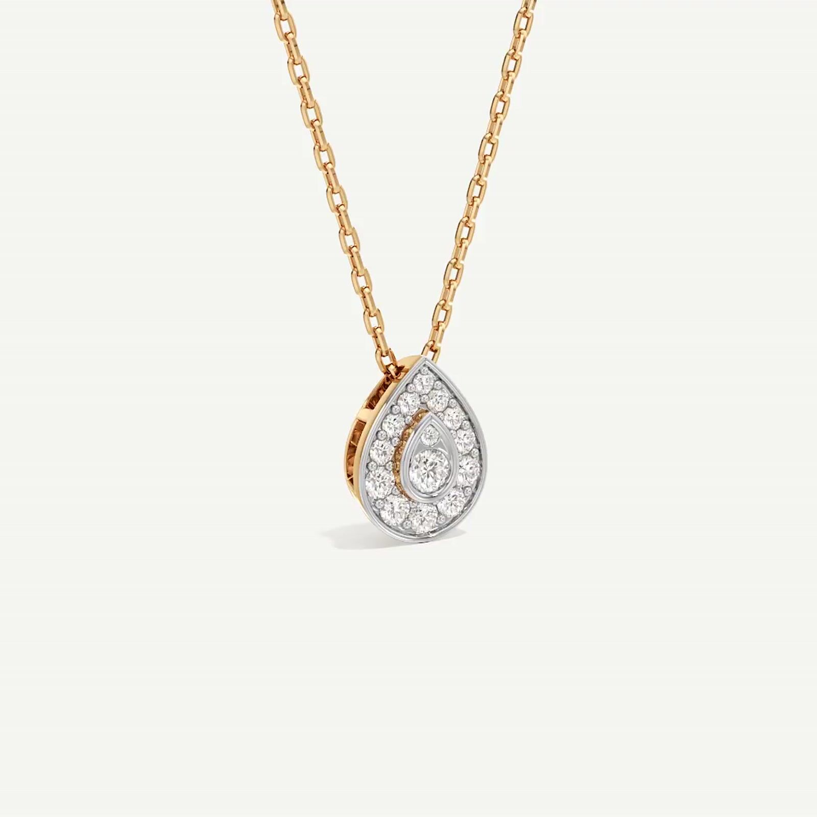 Medley Pear Diamond Pendant