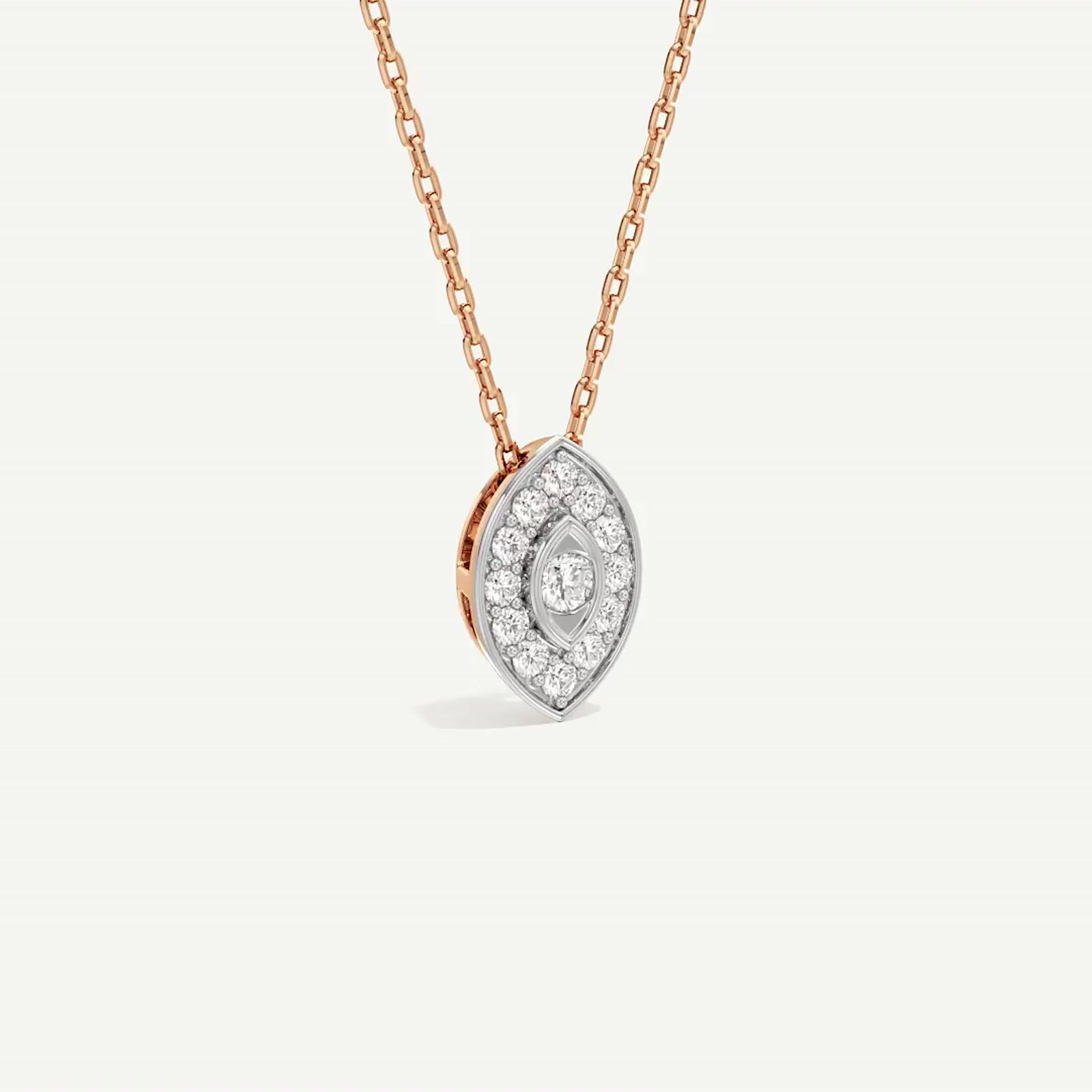 Lyra Marquise Diamond Pendant