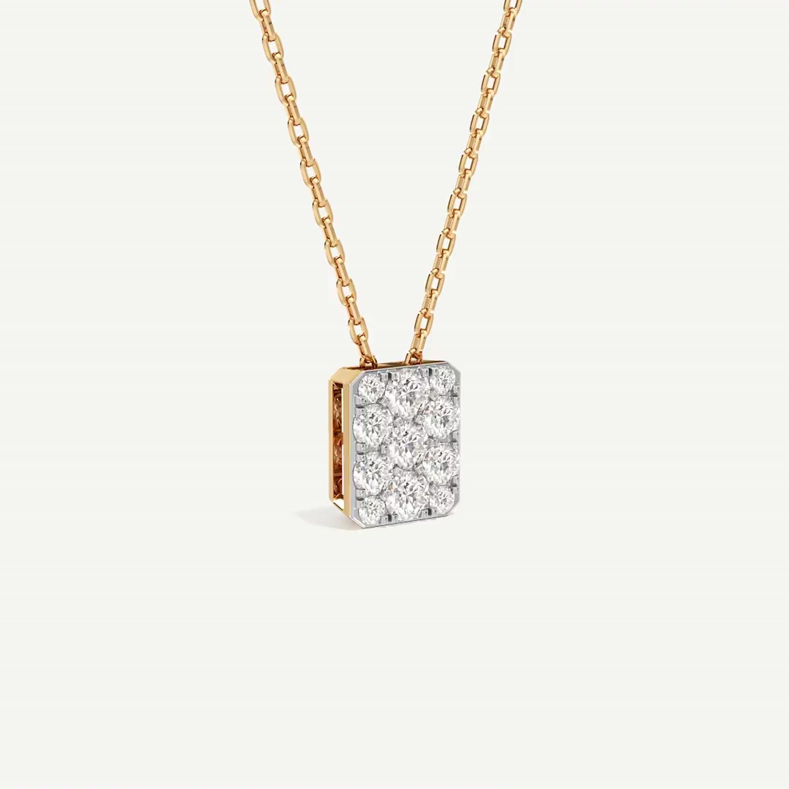 Amora Emerald Diamond Pendant