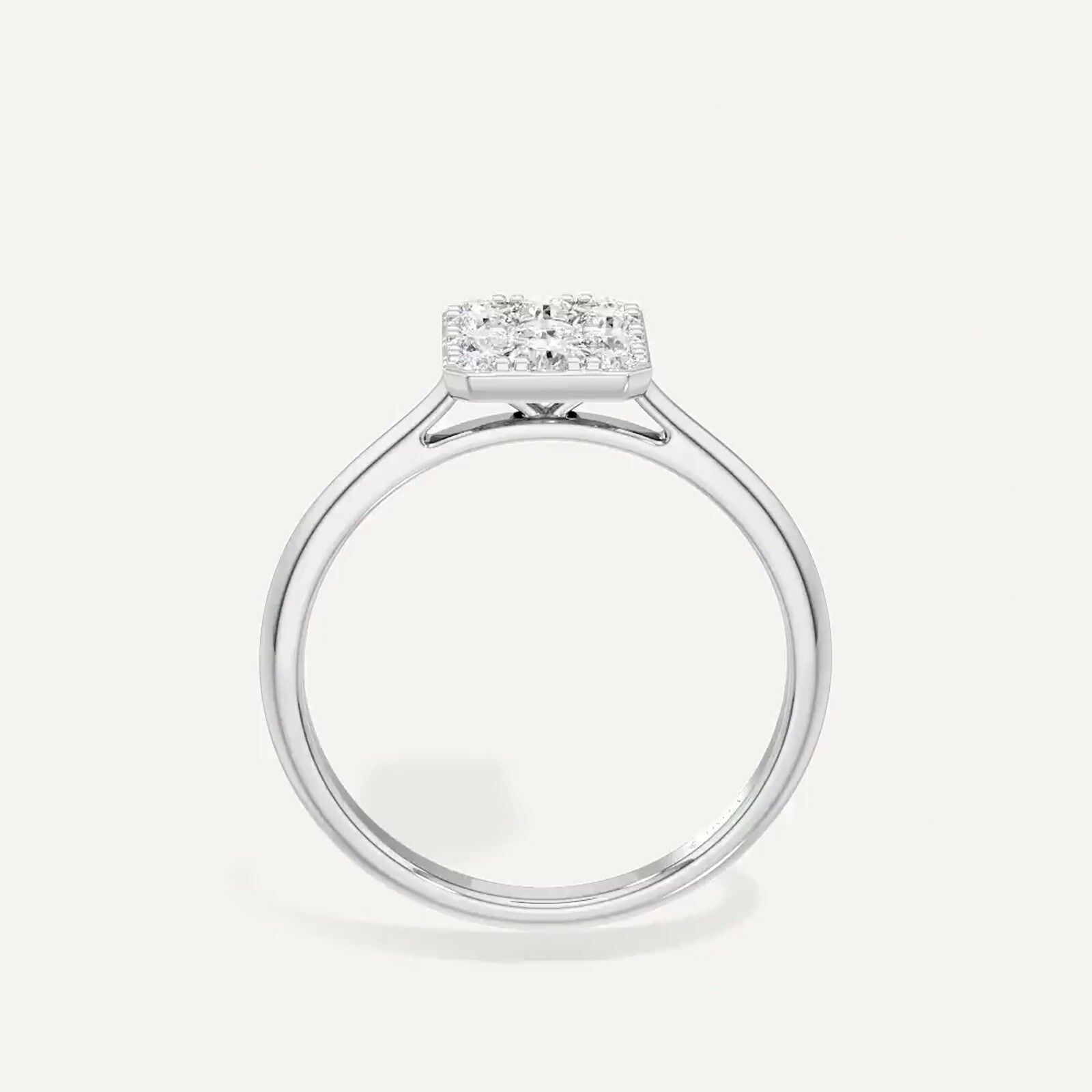 Evara Emerald Diamond Ring