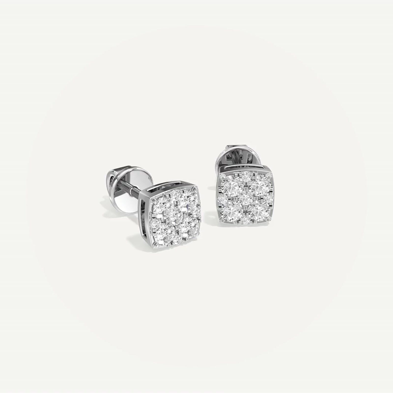 Astra Cushion Diamond Earring
