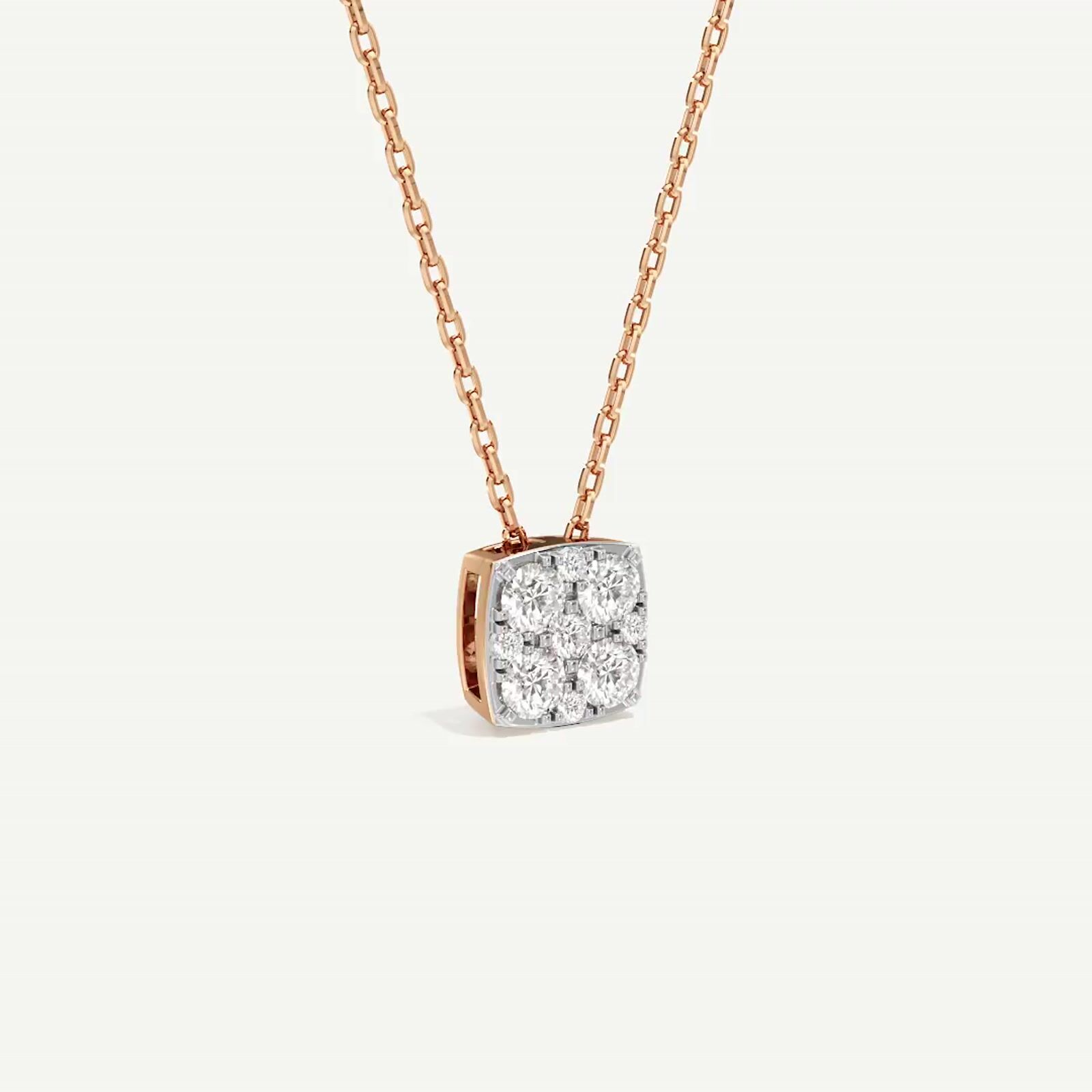 Whisper Cushion Diamond Pendant