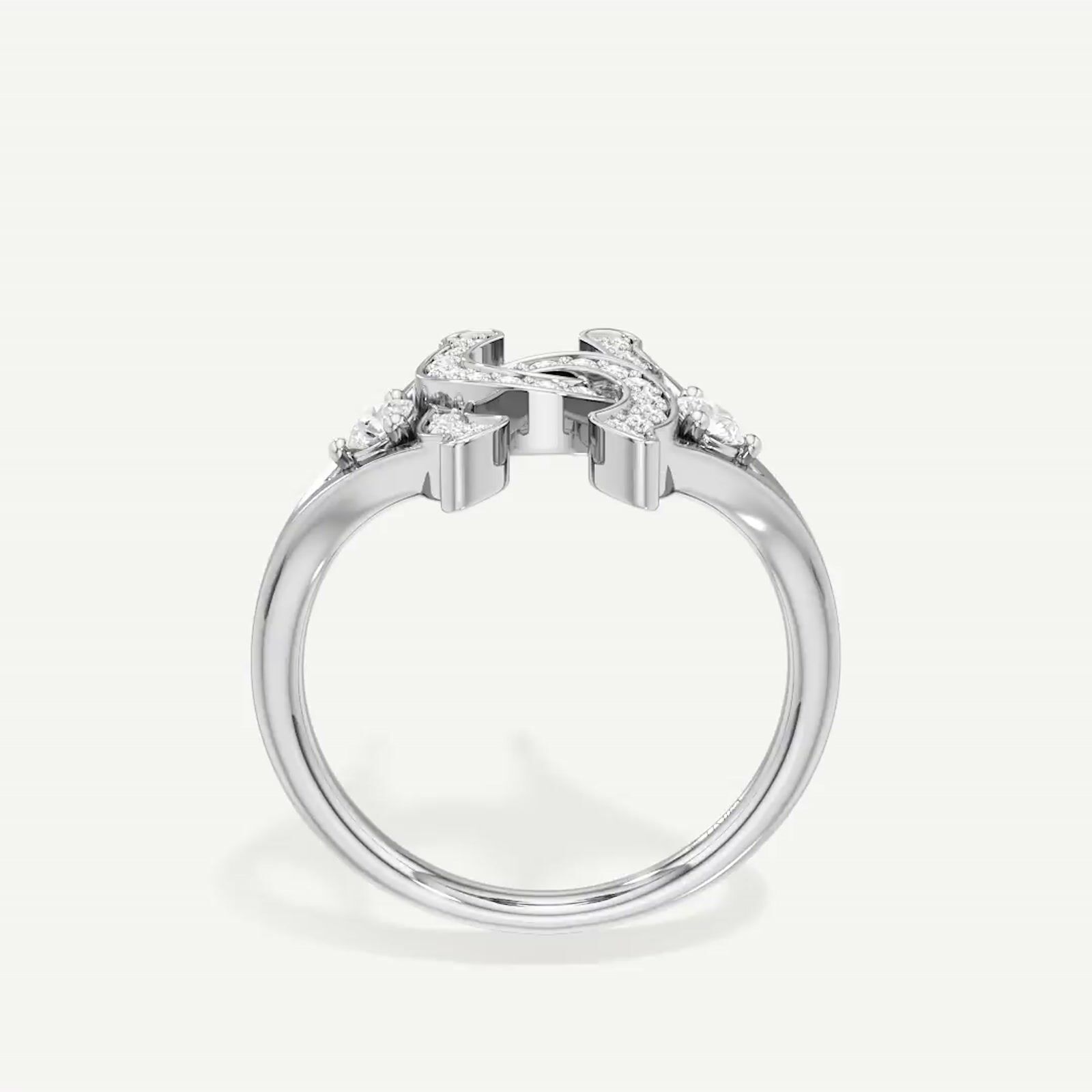 Buy Best|Maison Double Arc Horseshoe Ring|online