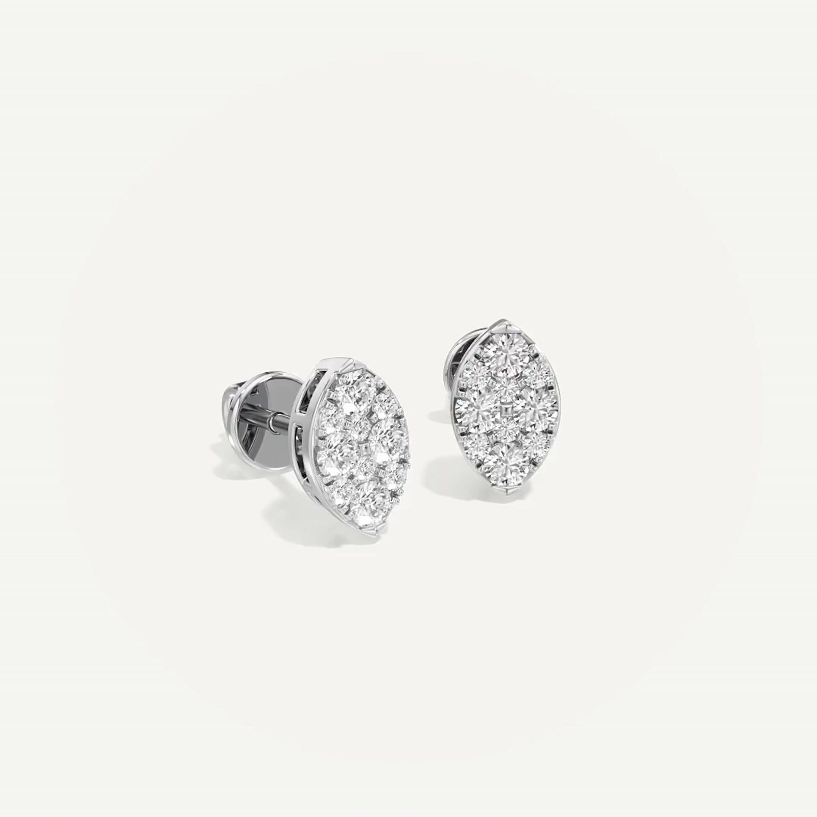 Watchful Eye Marquise Diamond Earring