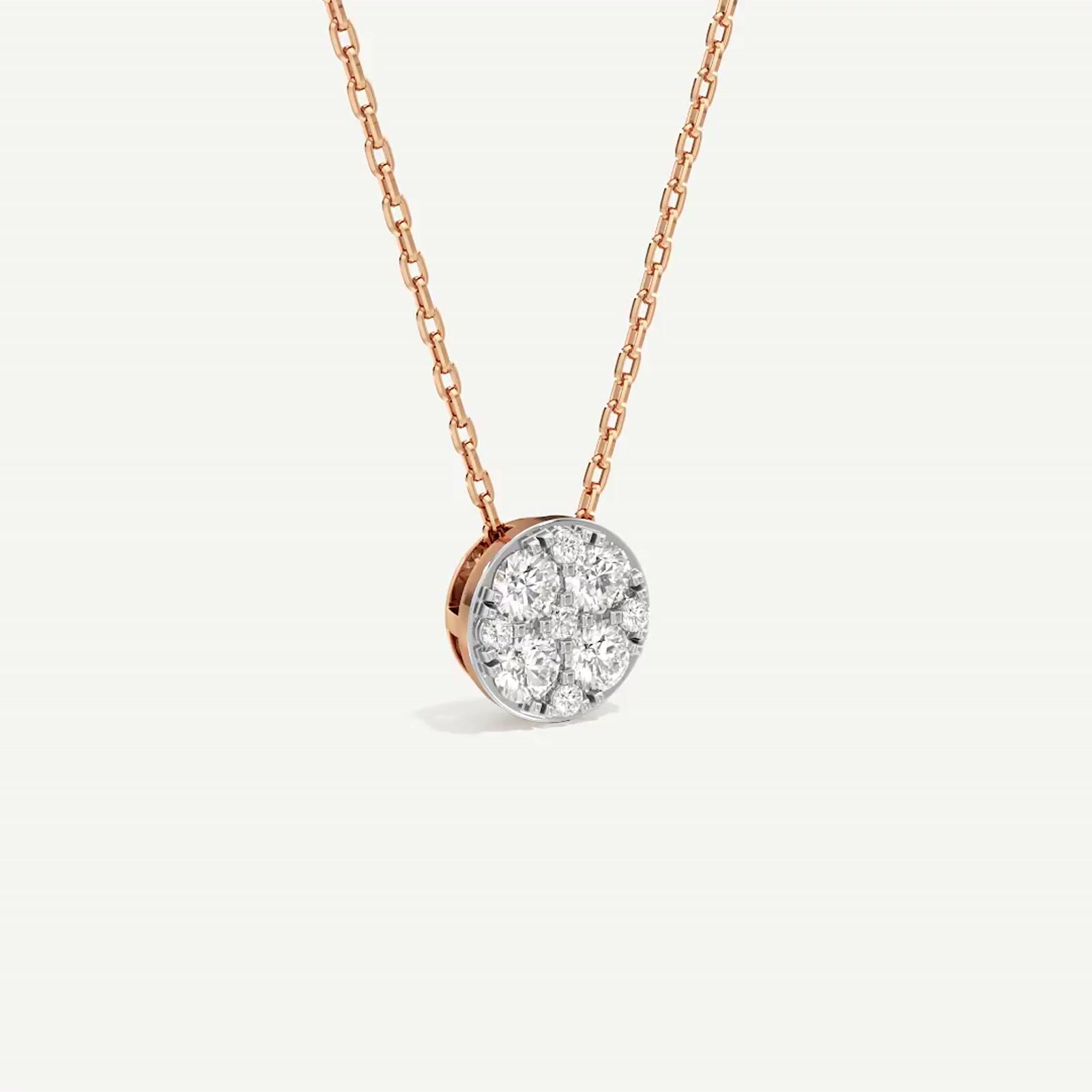 Bella Round Diamond Pendant