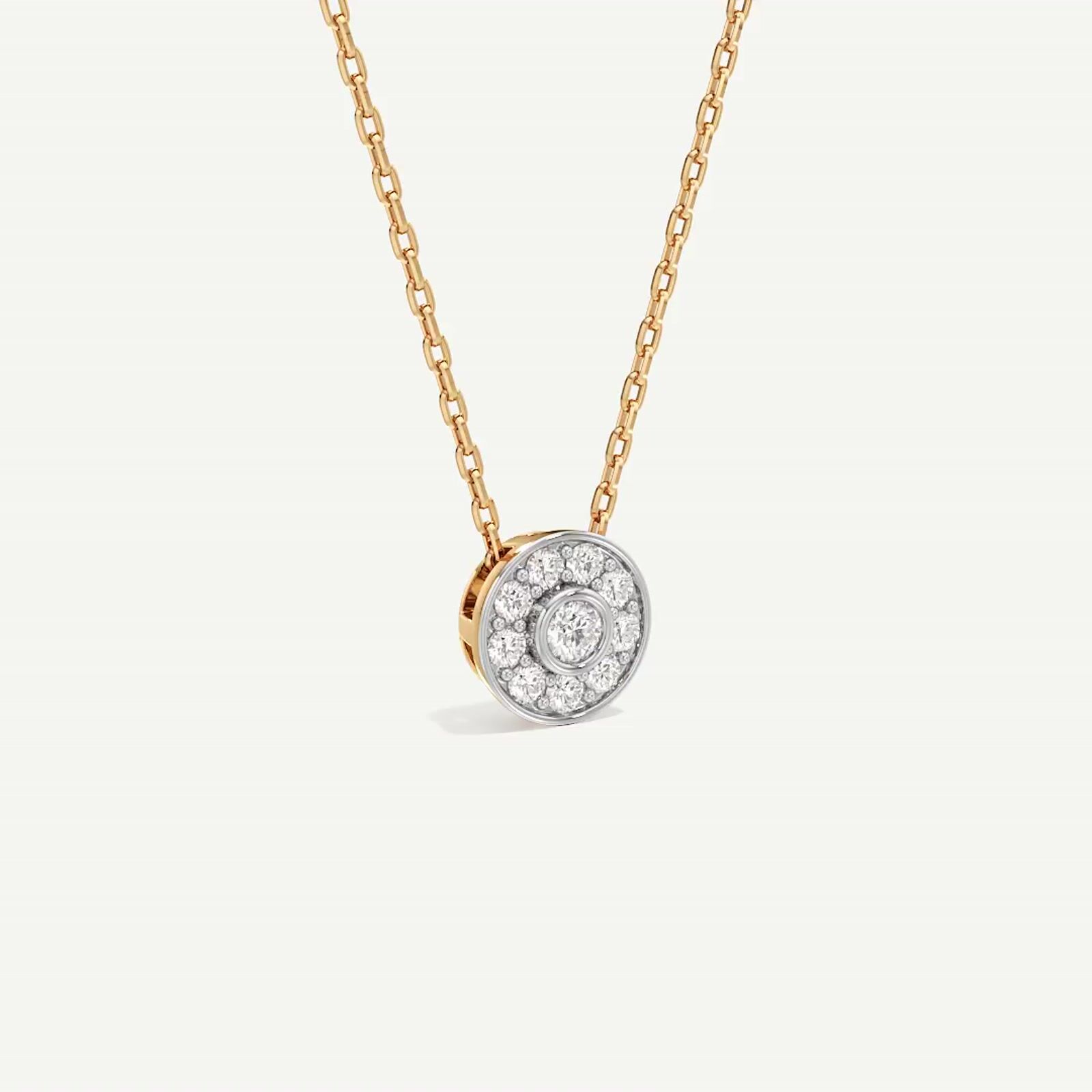 Polaris Round Diamond Pendant