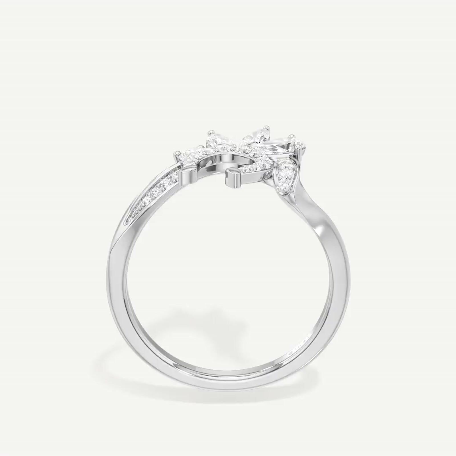 Buy Best|Truffle Cluster Lab Grown Diamond Ring|online