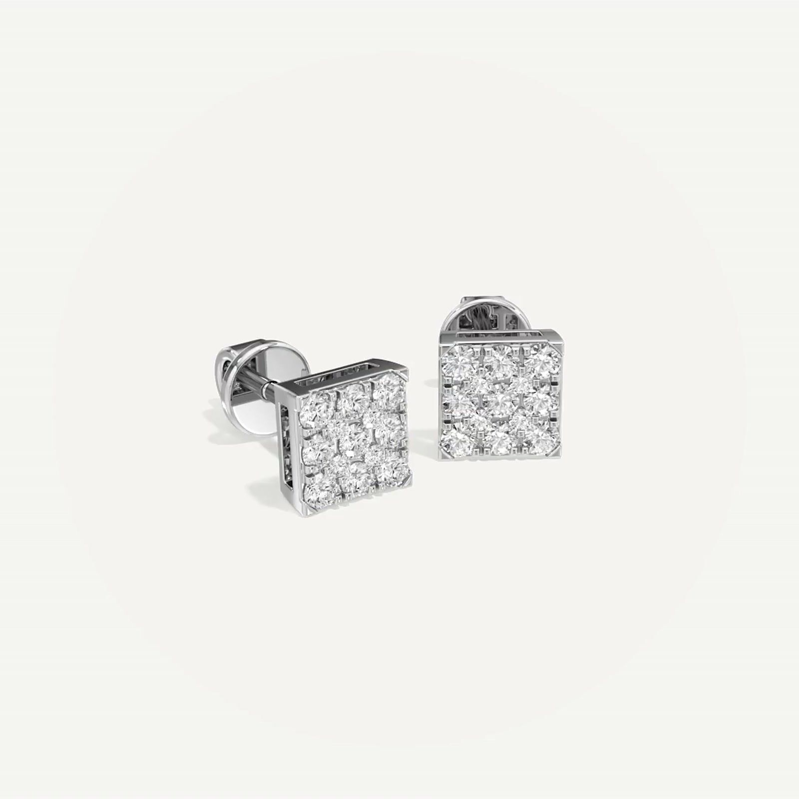 Tensor Princess Diamond Earring