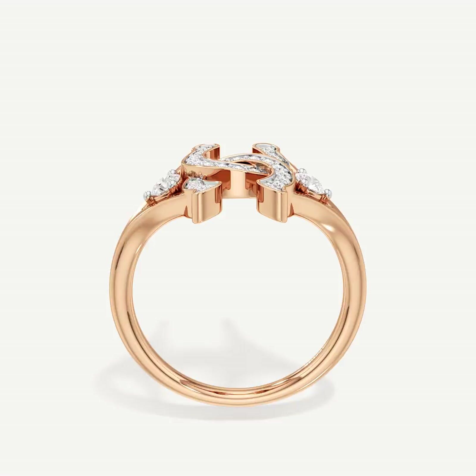 Buy Best|Maison Double Arc Horseshoe Ring|online