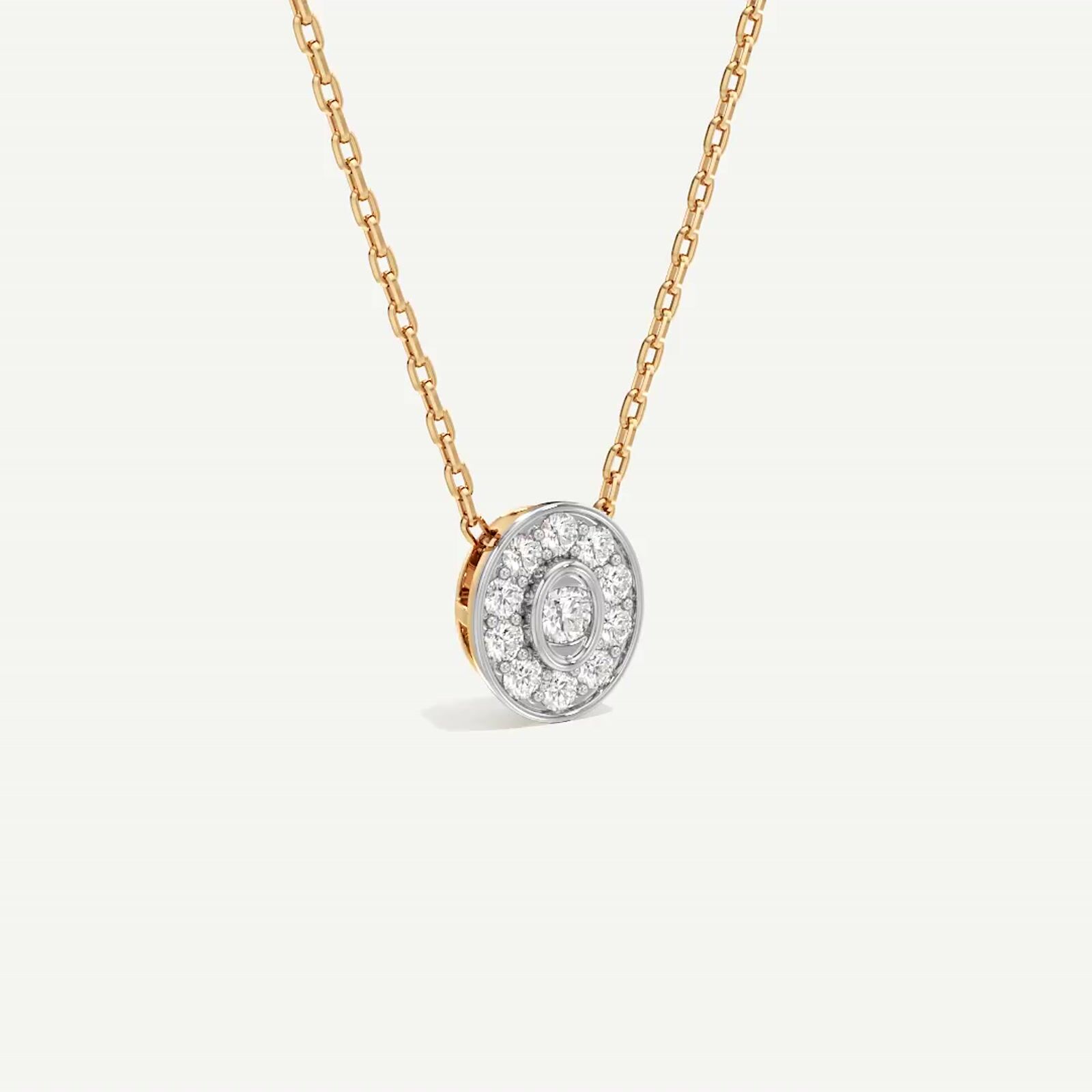 Seren Oval Diamond Pendant