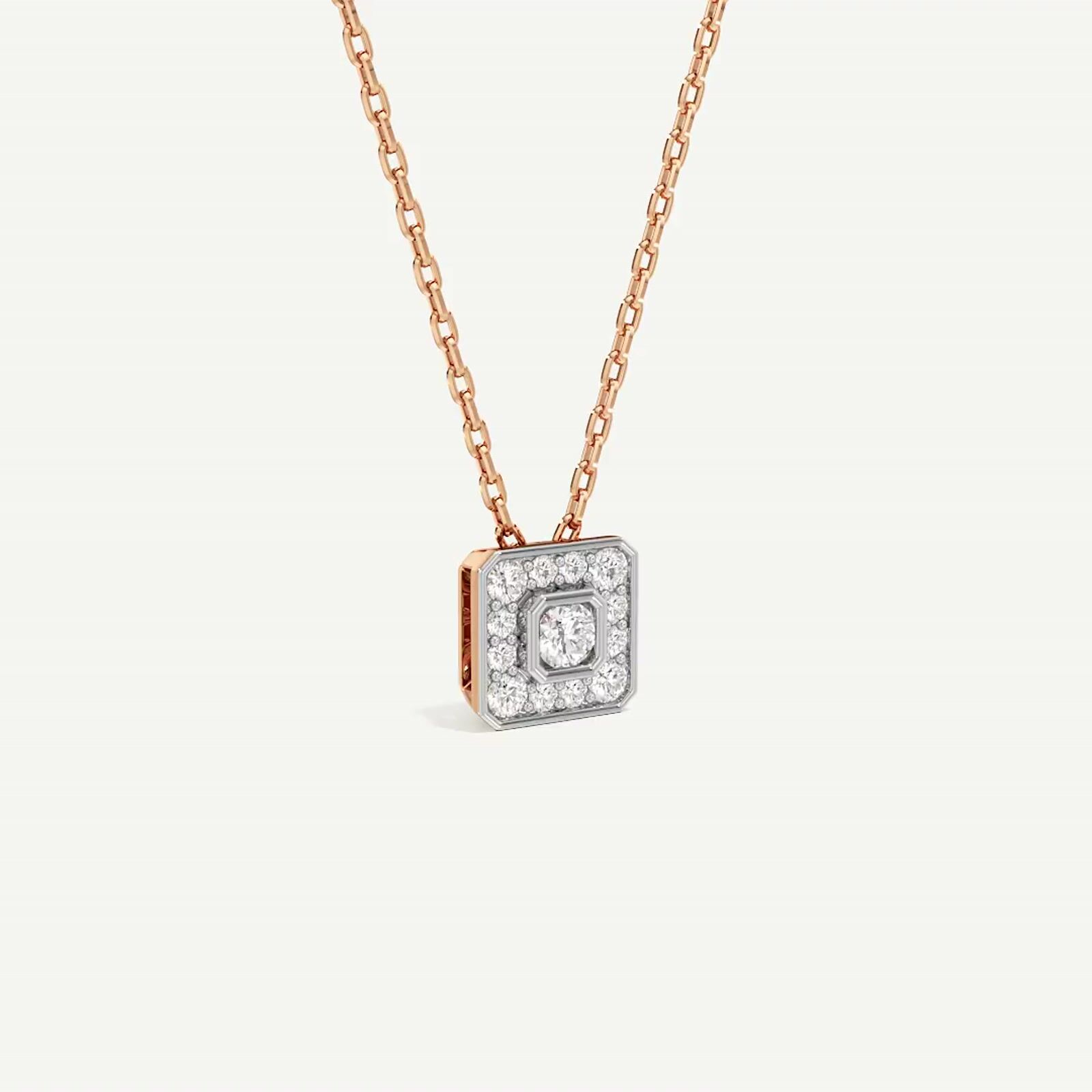 Eternal Asscher Diamond Pendant