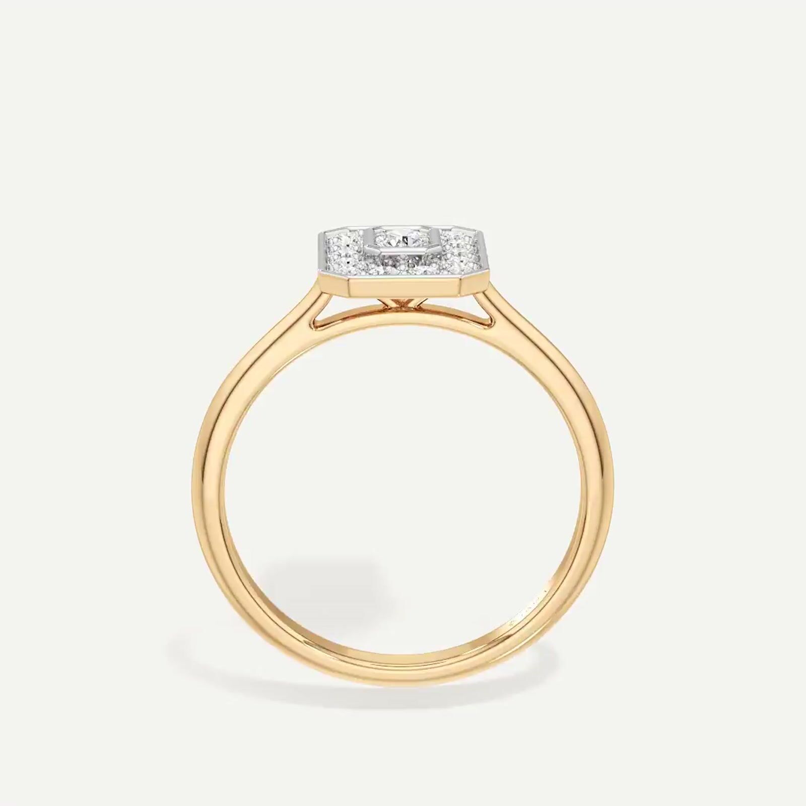 Zenith Emerald Diamond Ring