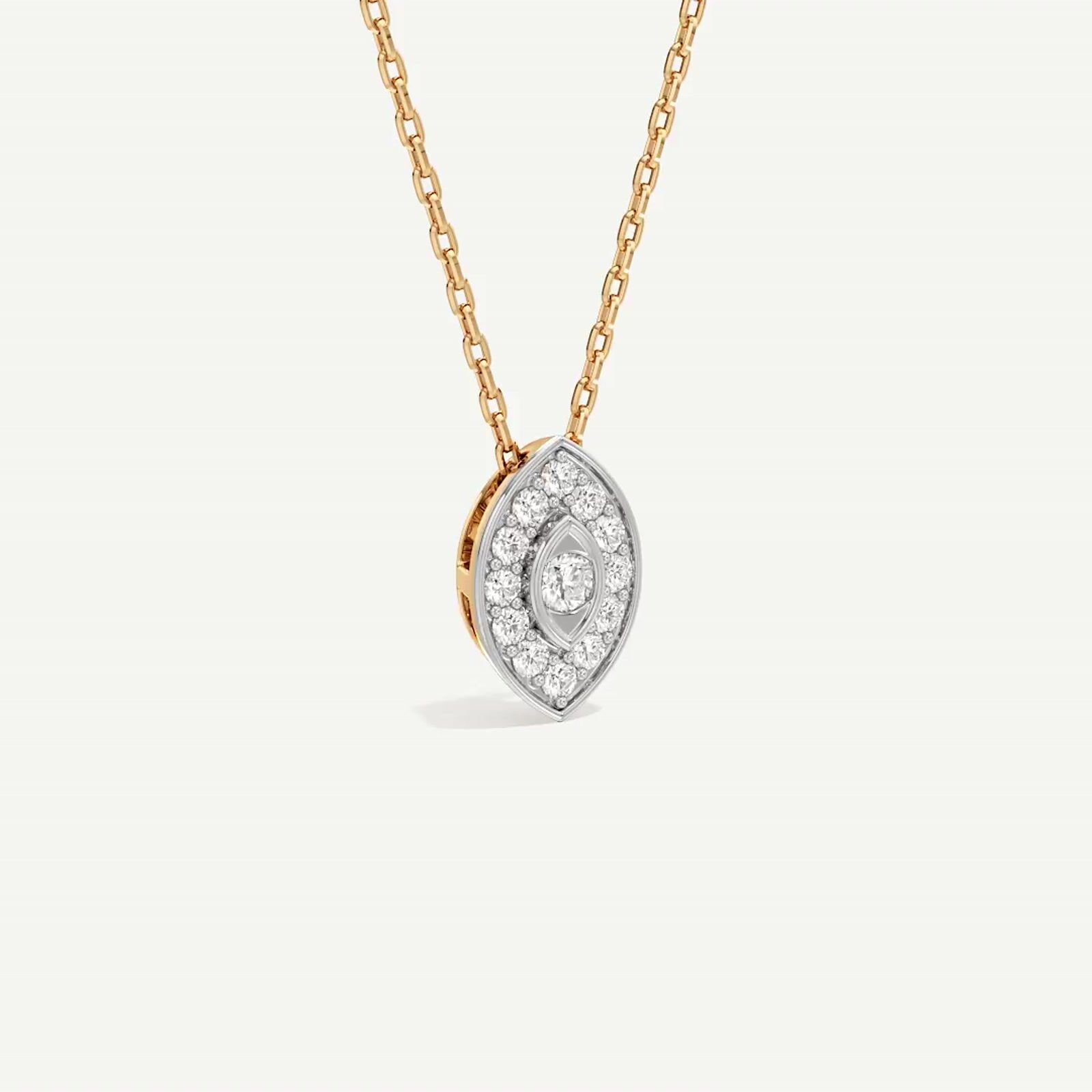 Lyra Marquise Diamond Pendant