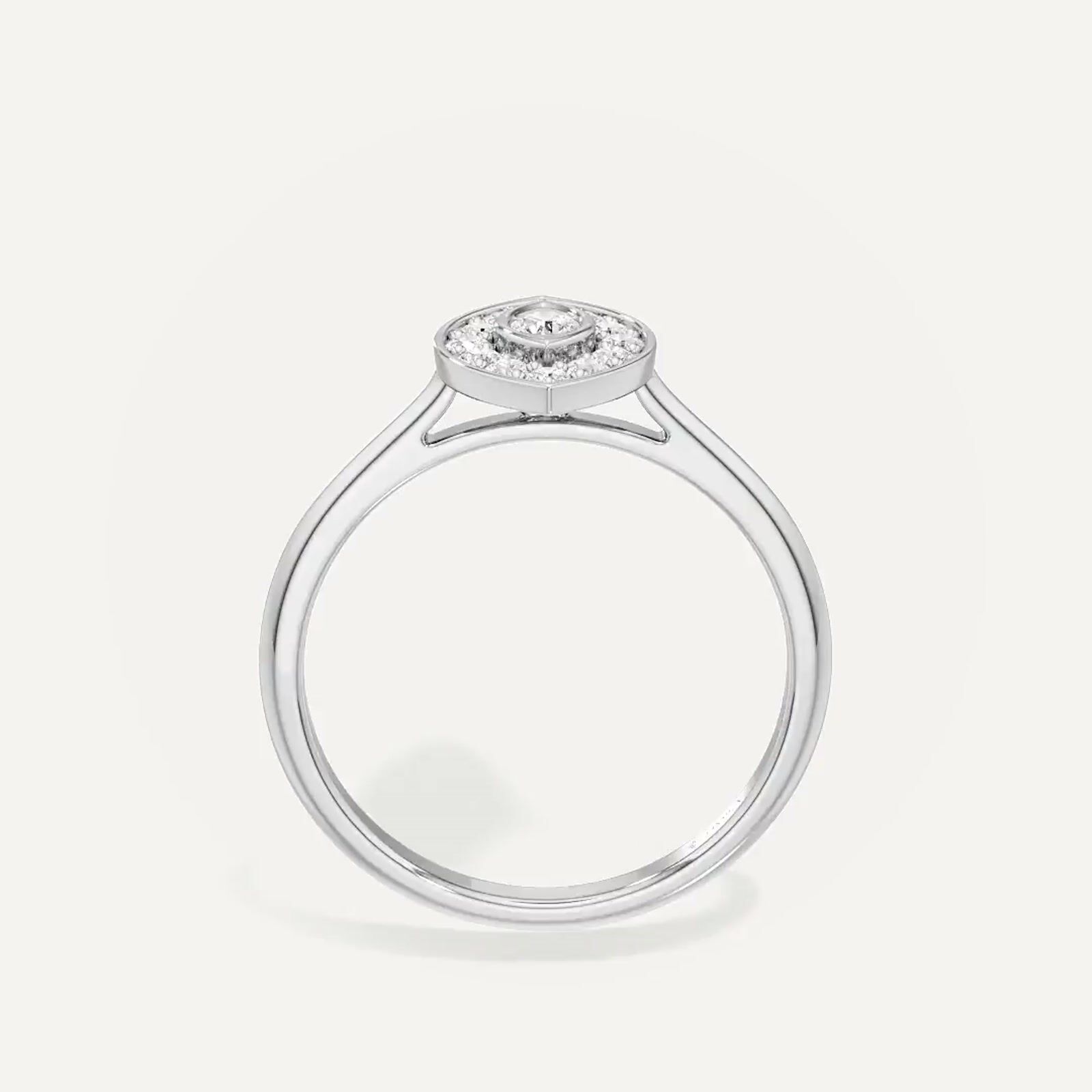 Evil Cham Marquise Diamond Ring