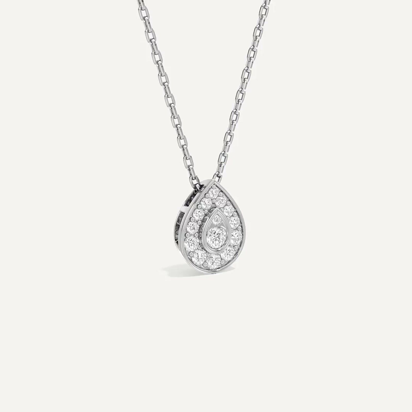Medley Pear Diamond Pendant