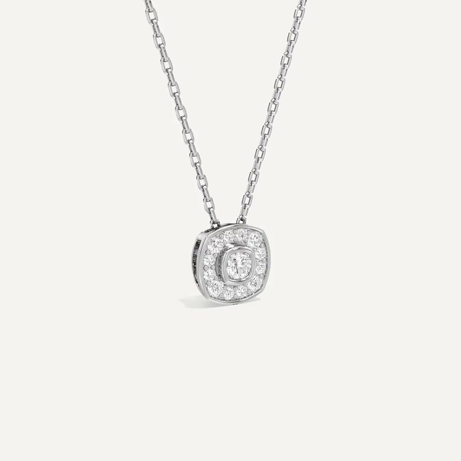 Tira Cusion Diamond Pendant