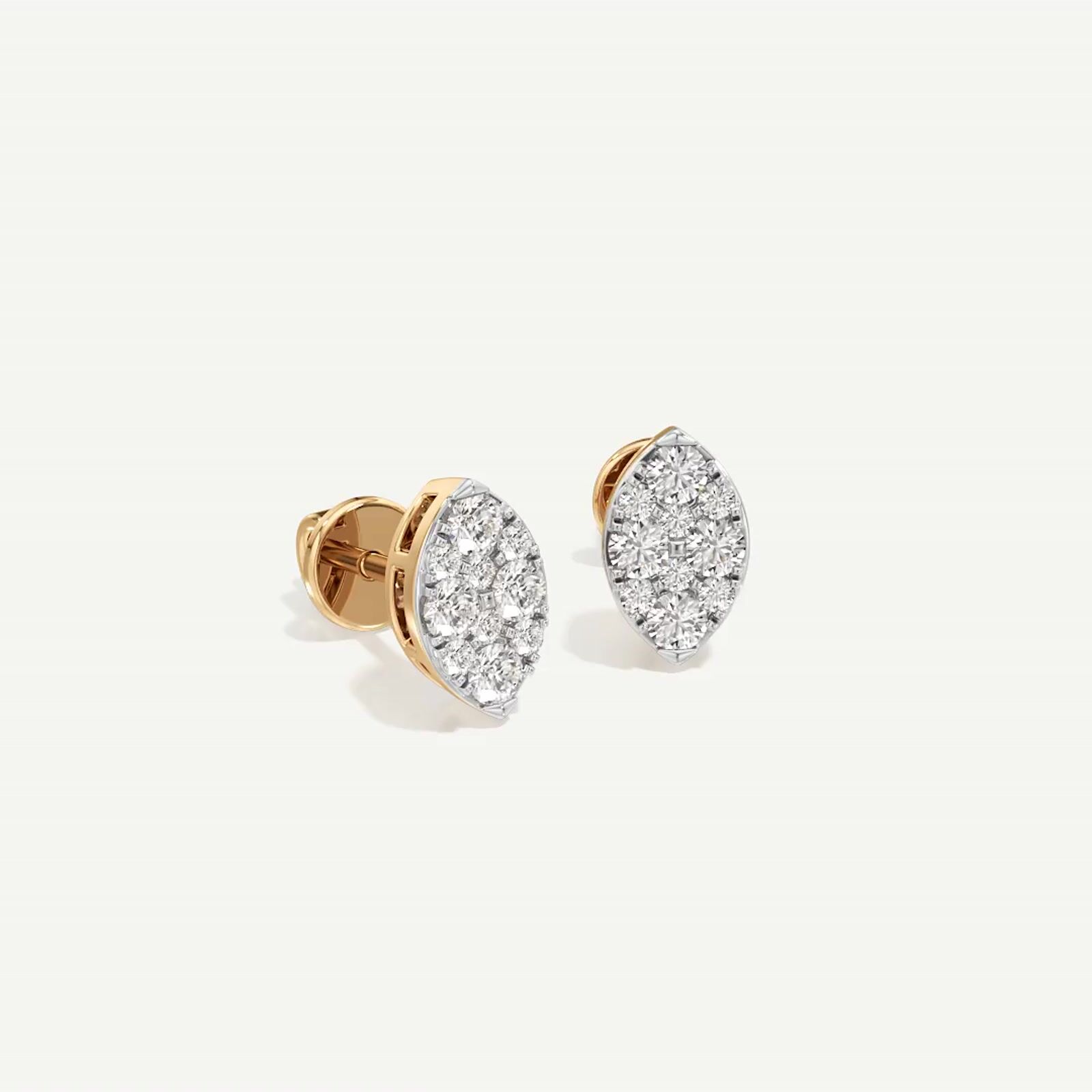 Watchful Eye Marquise Diamond Earring