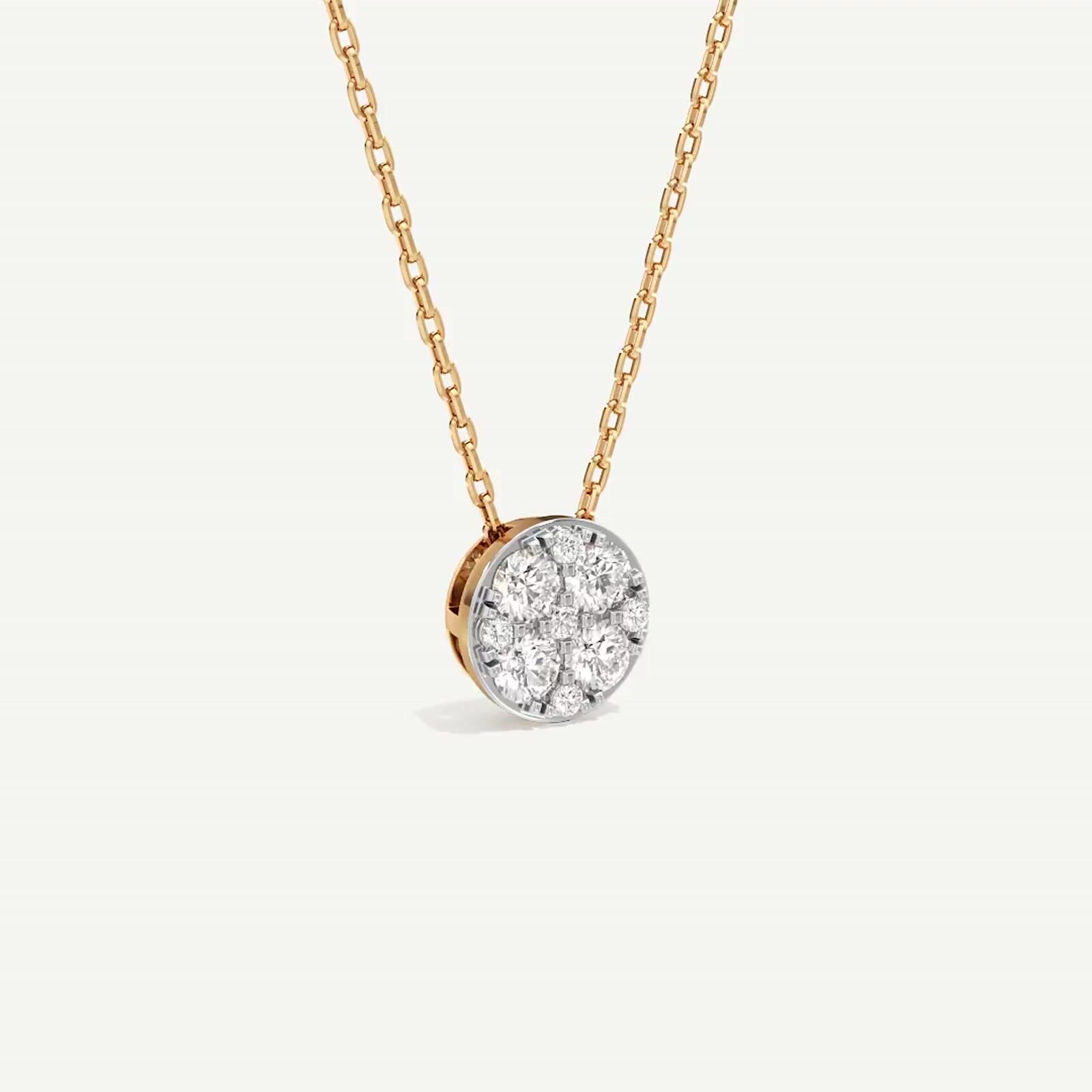 Bella Round Diamond Pendant