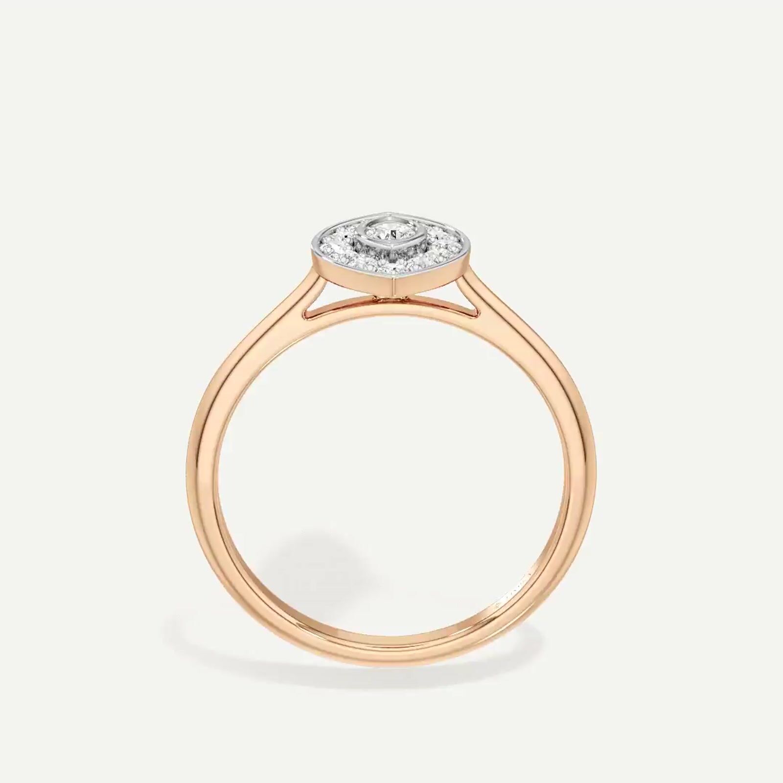 Evil Cham Marquise Diamond Ring