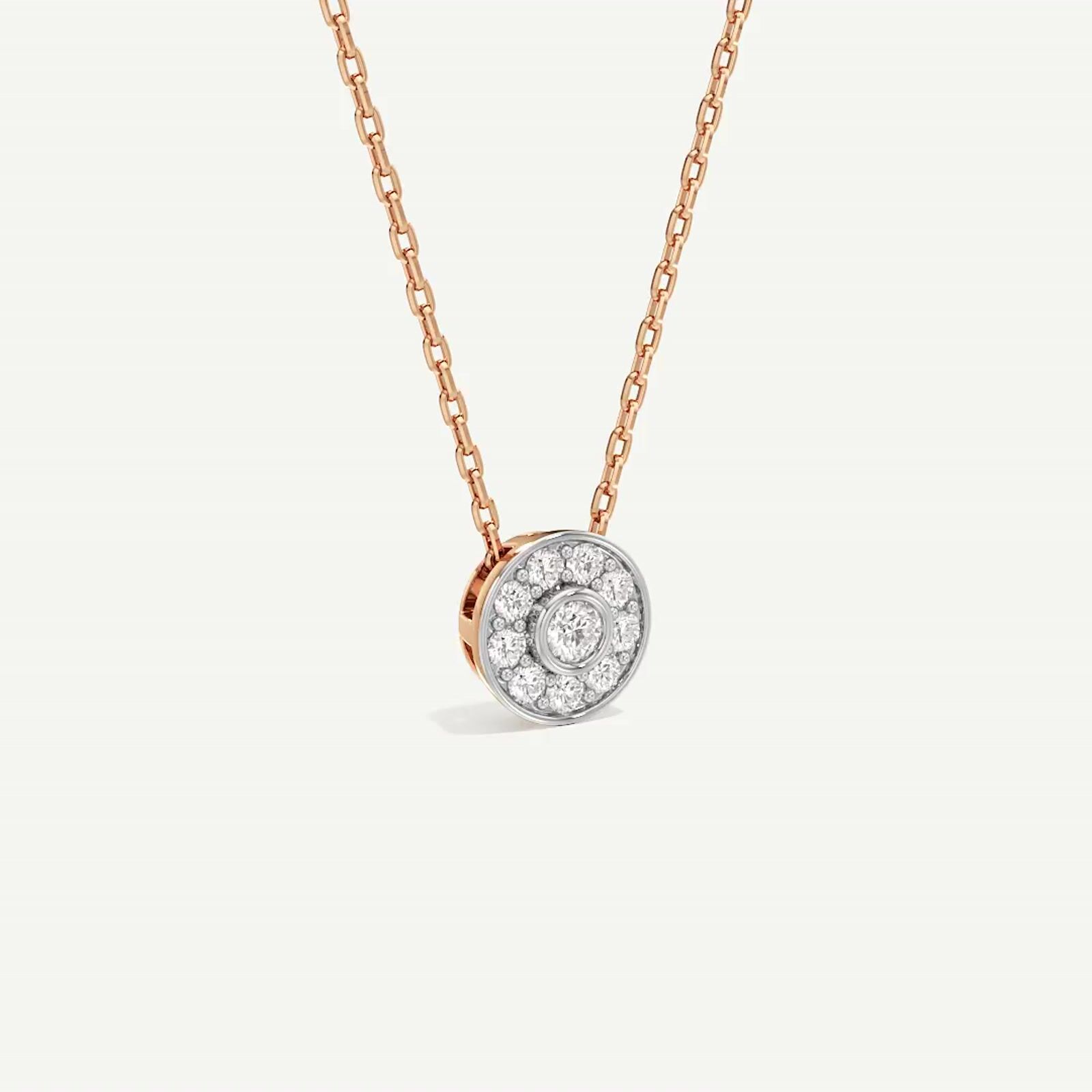 Polaris Round Diamond Pendant