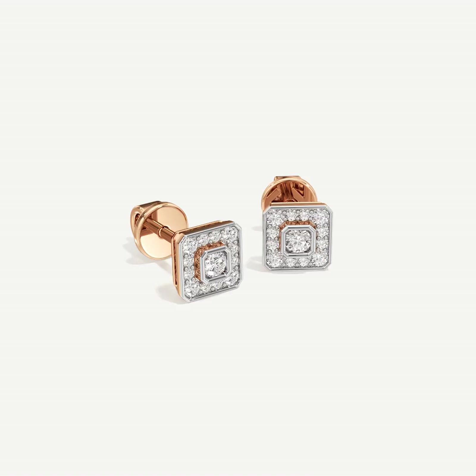 Solace Asscher Diamond Earring