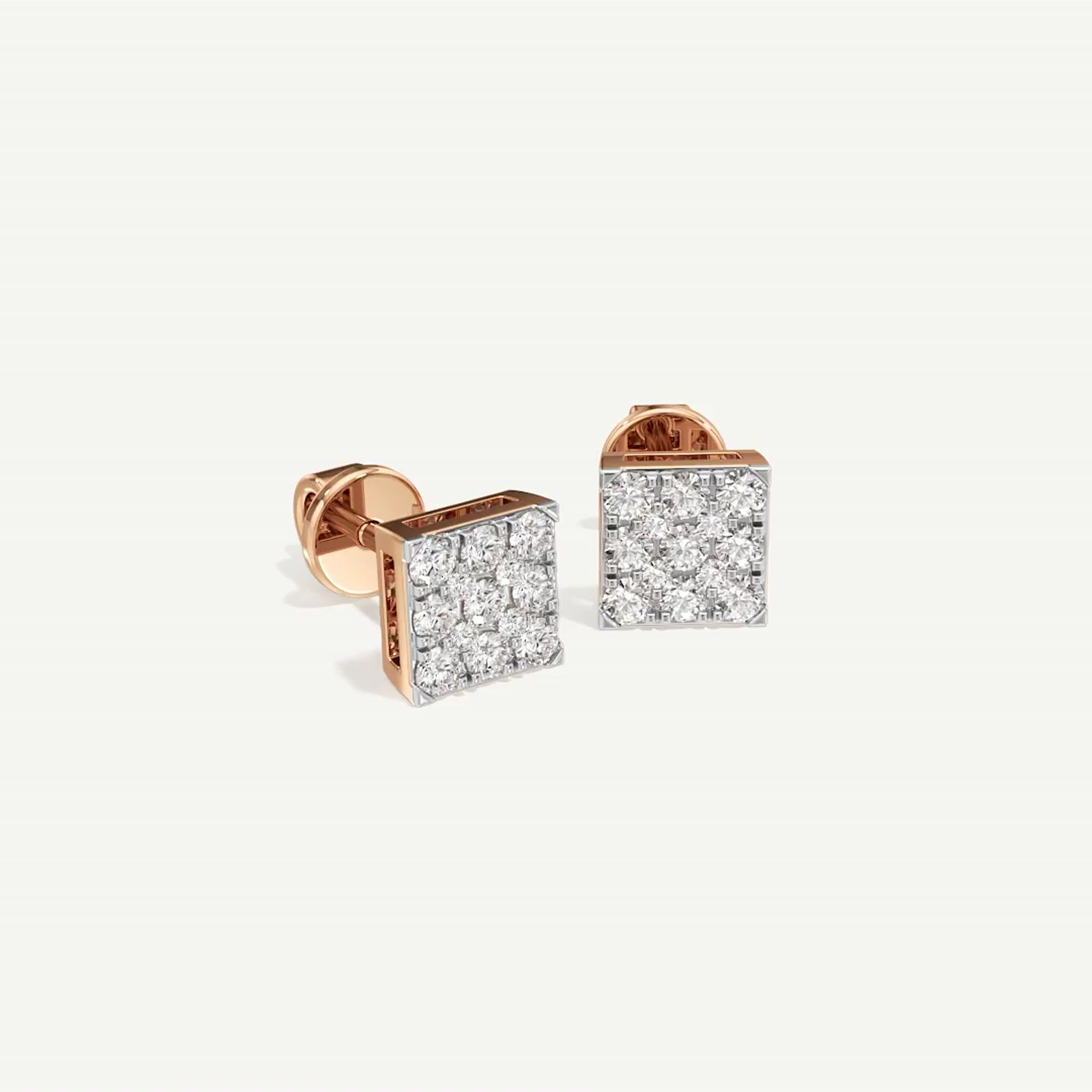 Tensor Princess Diamond Earring