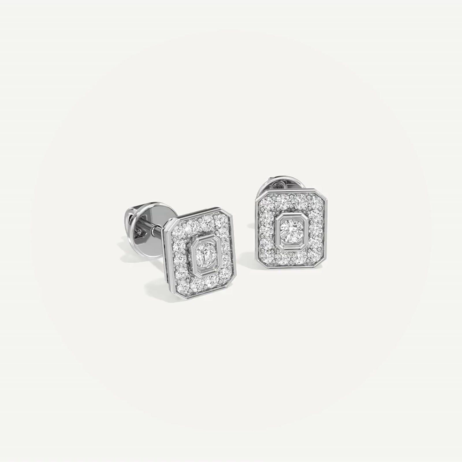 Seraphine Emerald Diamond Earring