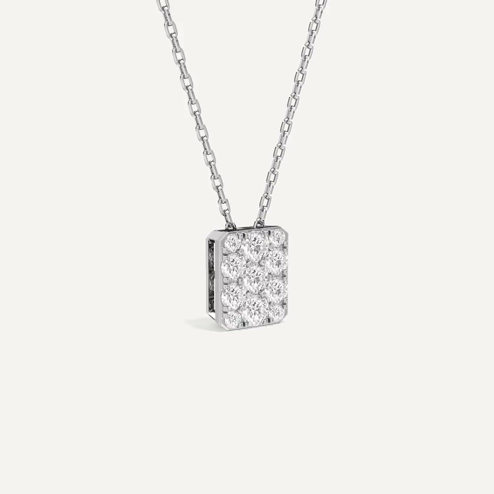 Amora Emerald Diamond Pendant