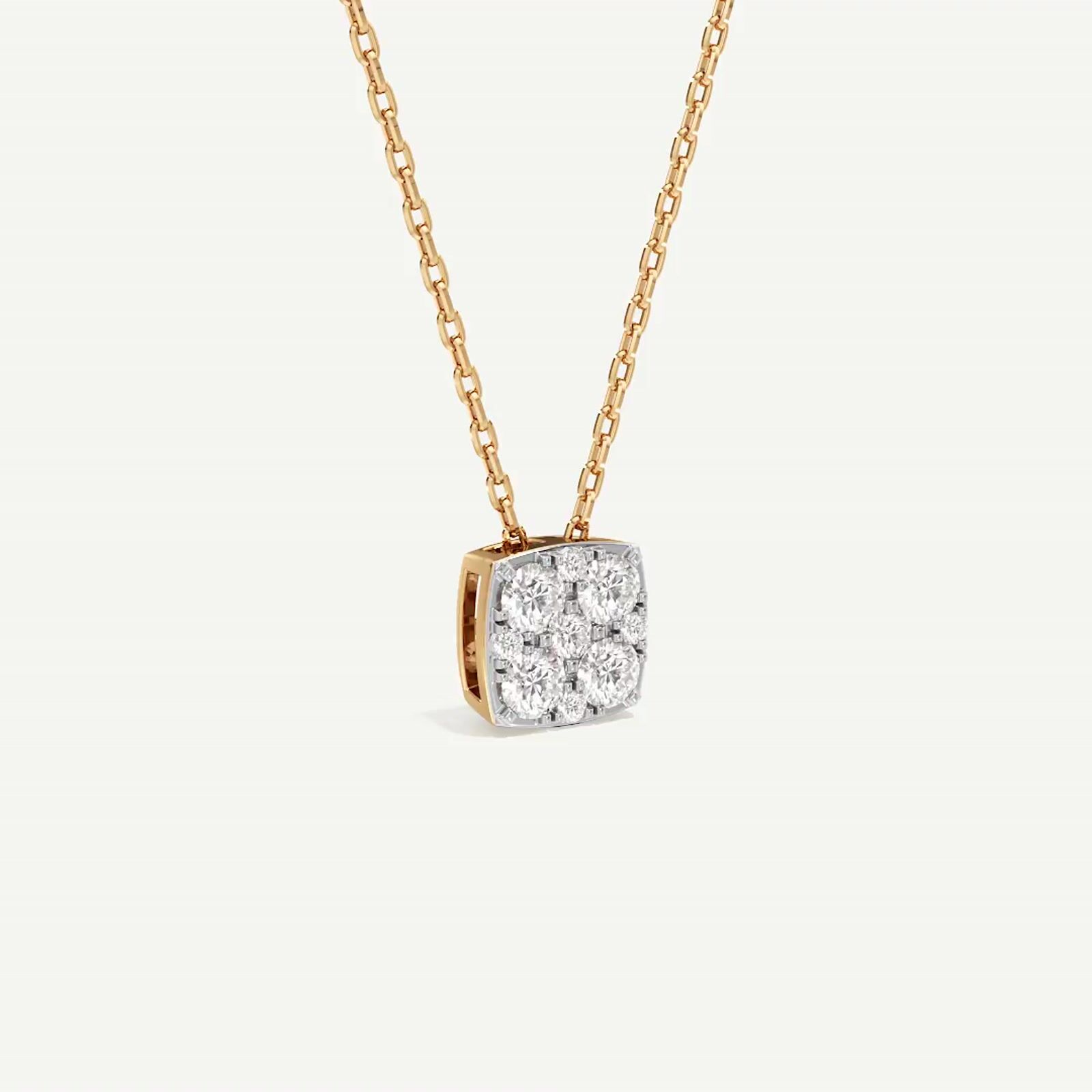 Whisper Cushion Diamond Pendant