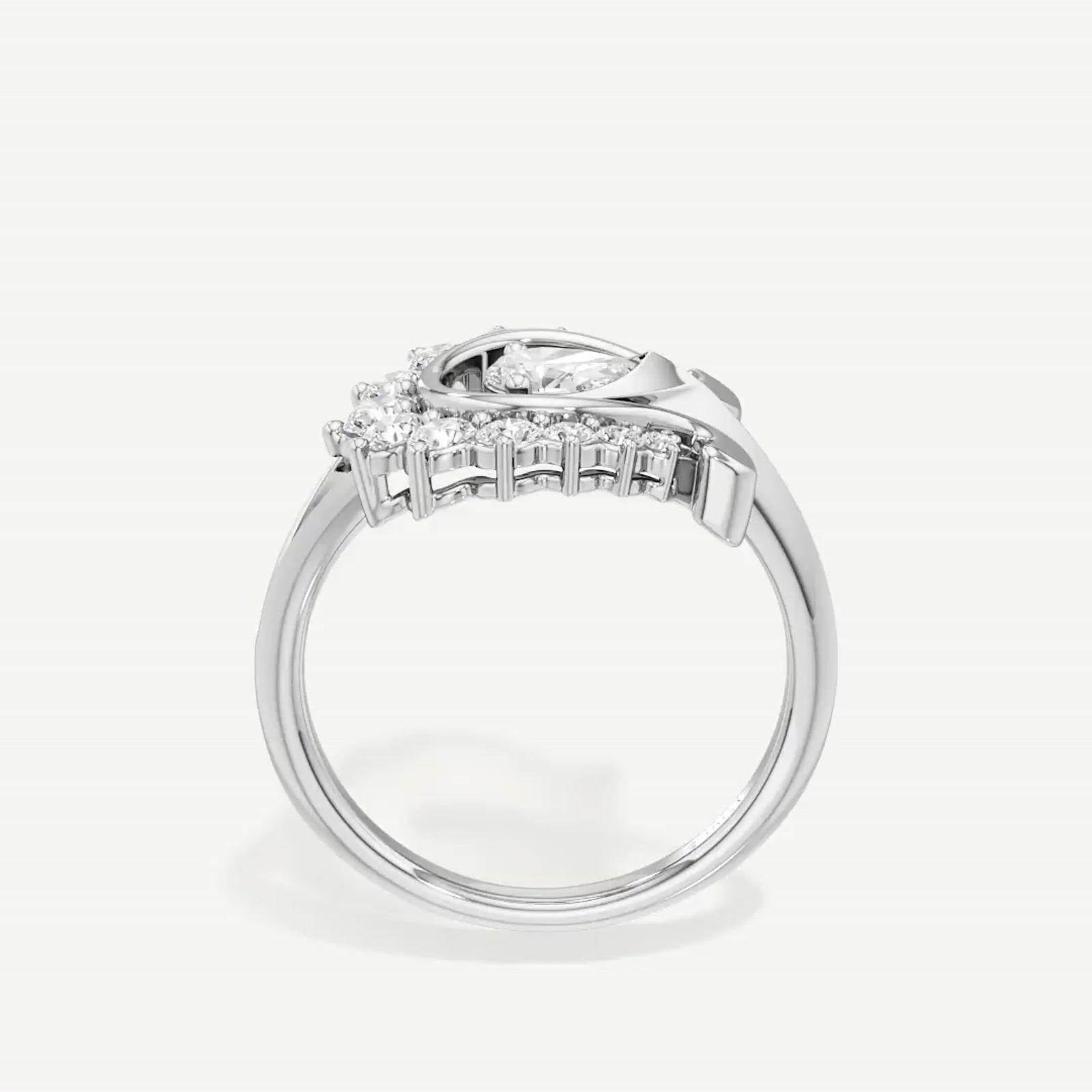 Buy Best|Fortuna Wave Cocktail Ring|online