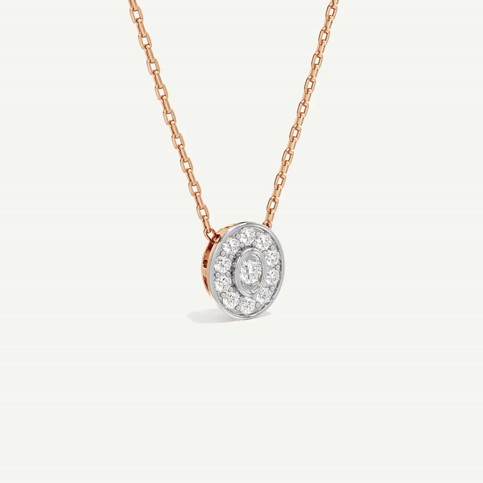 Seren Oval Diamond Pendant