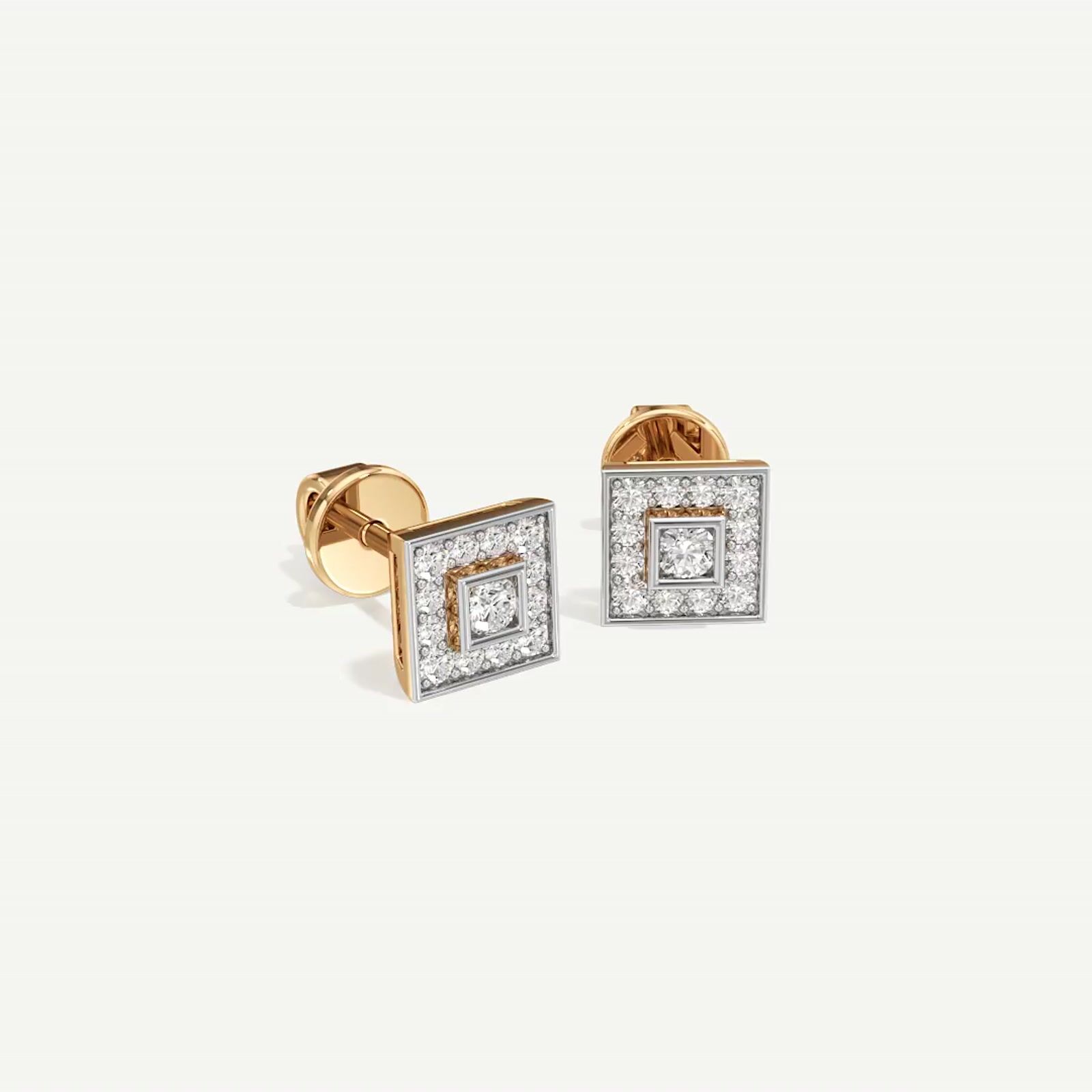 Naomi Princess Diamond Earring