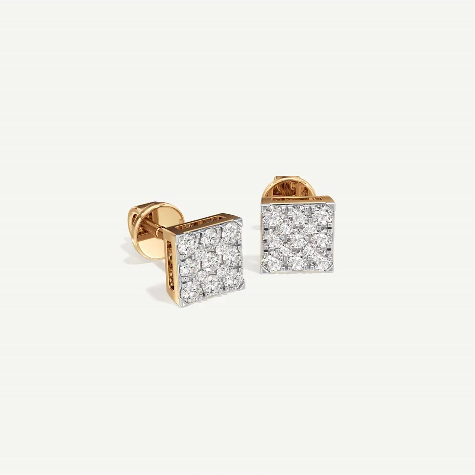 Tensor Princess Diamond Earring