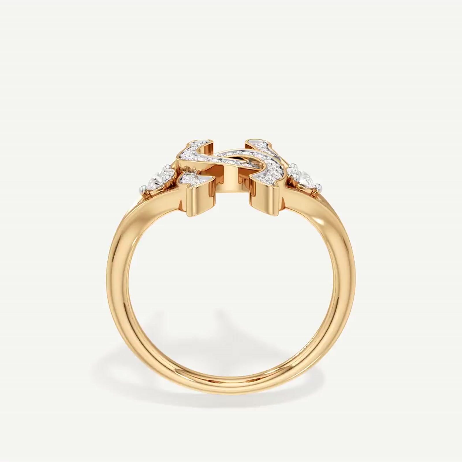 Buy Best|Maison Double Arc Horseshoe Ring|online